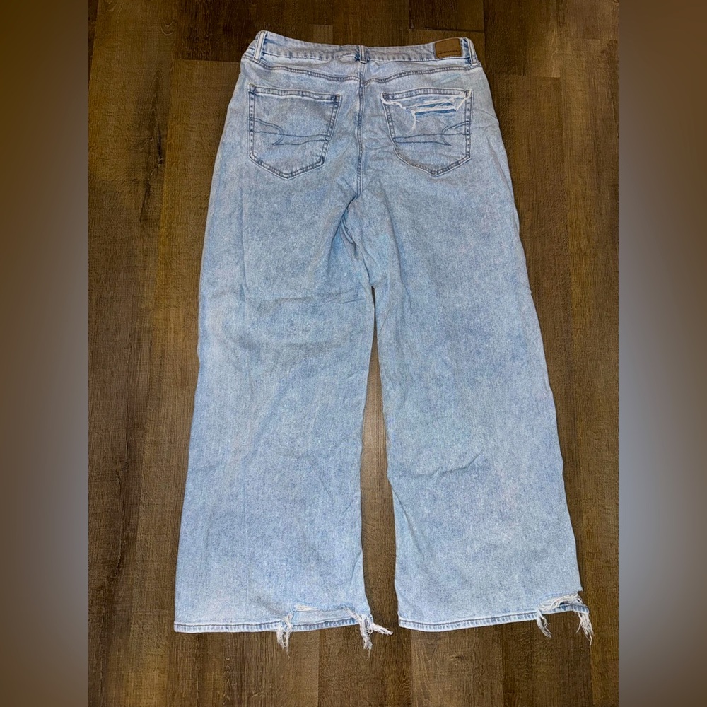 American eagle curvy super high-rise baggy wide leg - Picture 2 of 2